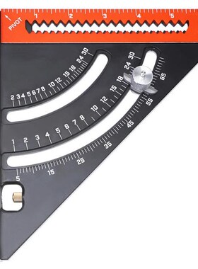 Ruler Woodworking Tool Triangle Plate Goniometer Layout Gaug