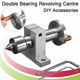 Live Centr Double Silver Bearing Revolving Adjustable Center