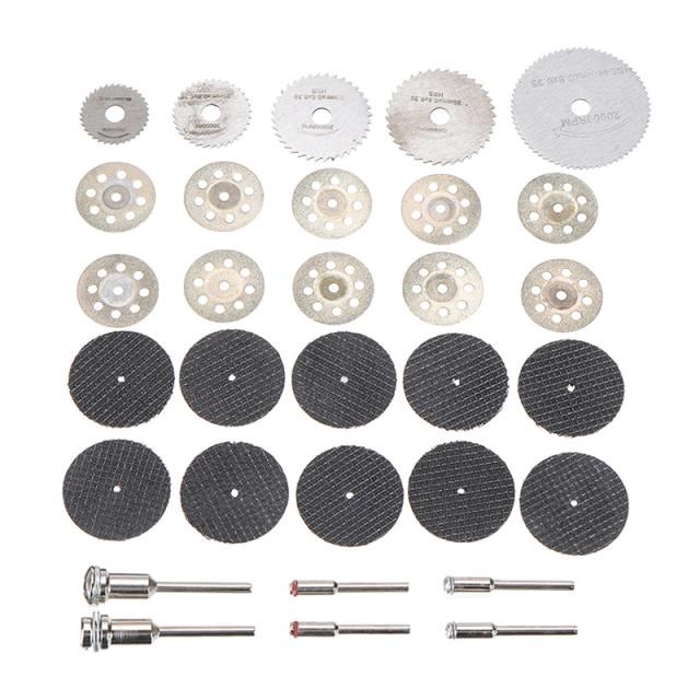 New 31Pcs Diamond Hand Cutting Disc Diamond Resin Cutting Di