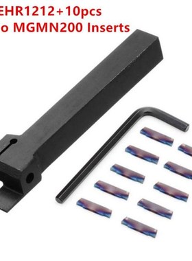 MGEHR1212 Parting Off Turning Tool Holder with 10pcs Blue Na