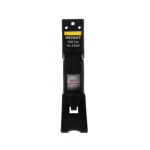 X7YF 200cm Stadiometer Black Wall Mounted Height Meter Growt