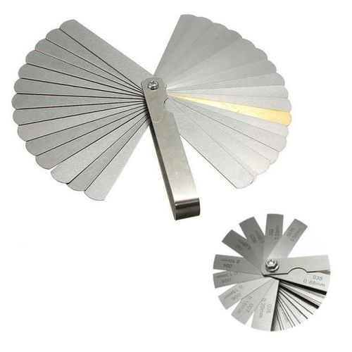 Stainless Steel 32pcs Blades Feeler Gauge Metric Gap Filler
