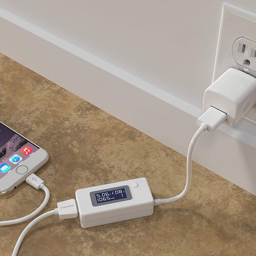 USB Power Meter Voltage Current Discharge Capacity Tester fo