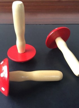 Darning Small Mushroom Machine Patch Clothes Wooden Trousers