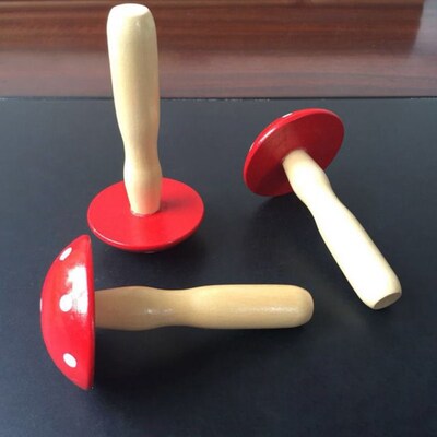 Darning Small Mushroom Machine Patch Clothes Wooden Trousers