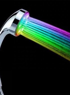 Hot 1pcs 7 Color Hand Shower Handing Led Shower Head No Batt