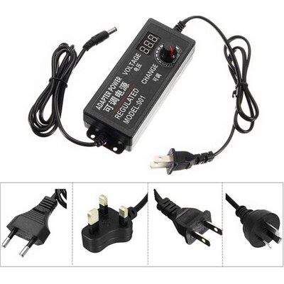 Adjustable Power Adapter 3-12V 5A 60W AC/DC Adapter Switchin