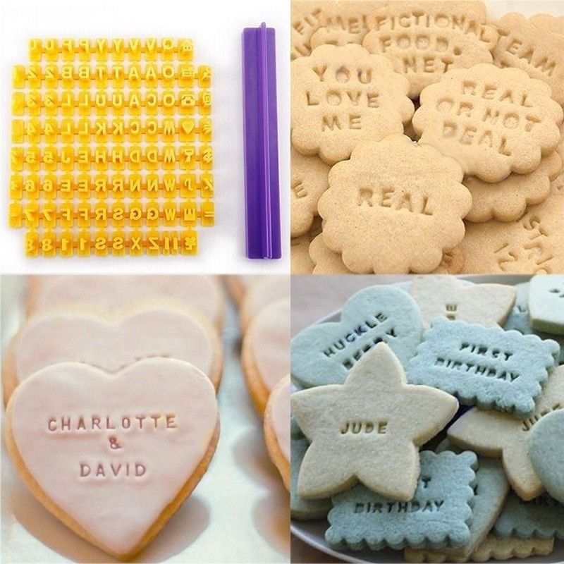 biscuit cutter number alphabet fondant cookie mould cake cut