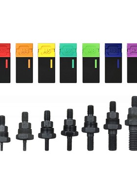 M3-M12 Rivets Nuts Insert Flat Head Threaded Nut for Hand Ri