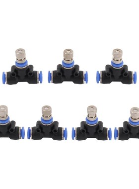 Low Pressure Misting Nozzles 0.1~0.6mm Orifice 6mm Tee Conne