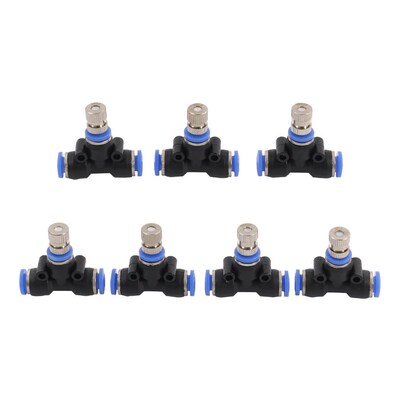 Low Pressure Misting Nozzles 0.1~0.6mm Orifice 6mm Tee Conne