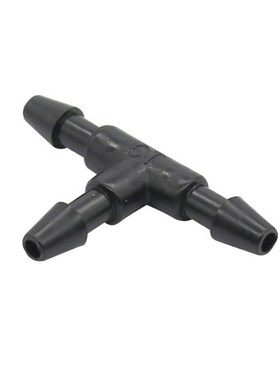 3 mm Garden Hose Connector Barbed Equal Tee Micro Drip Irrig