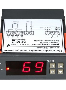 10A 220 V Mini Digital Air Humidity Control Controller Measu