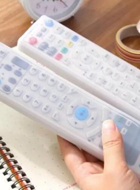 Dust Storage Boxes Transparent Silicone TV Remote Control Co