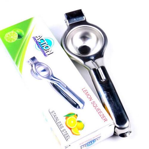 Lemon Squeezer Stainless Steel, Manual Lime Citrus Press Squ