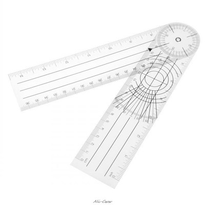 Userful Multi-Ruler 360 Degree Goniometer Angle Spinal Ruler