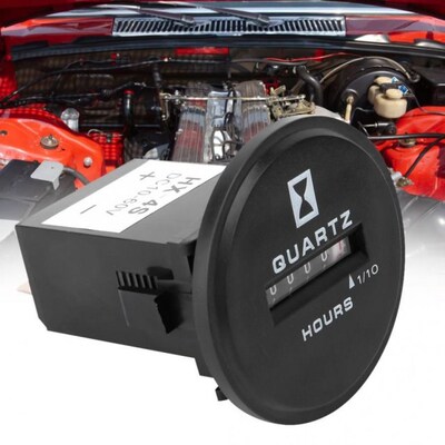 Hour Meter Waterproof Dustproof Sealed Hour Meter for Engine
