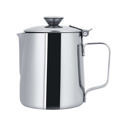Moka Pot Stainless Steel Milk Frothing Pitcher Coffee Cup wi