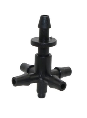 Drip irrigation 5-way Hose Splitters 4-way cross Connector G
