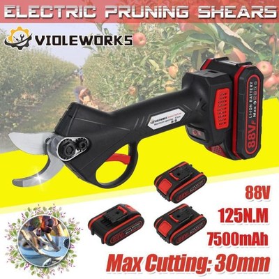 88V 800W Cordless Pruner Lithium-ion Pruning Shear Efficient