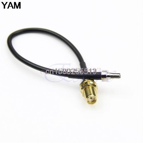 1PC CRC9 Straight To SMA Female Pigtail Connector Adapter Ca