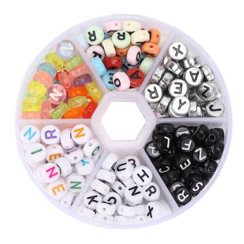 Letter Beads  Letter Beads Acrylic Alphabet Number DIY Brace