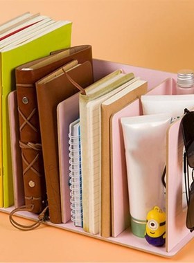 DIY Book Storage Organizer CD File Holder Wooden Bookshelf D