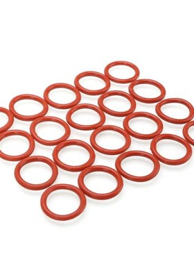 20pcs Orange Tube Damper Silicone O-Rings Seal Gaskets Fit