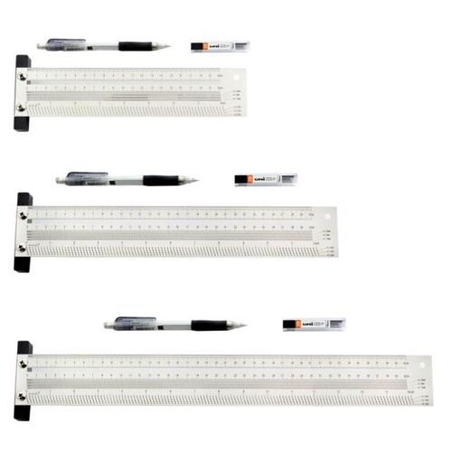 High-precision T Square Hole Scale Ruler Stainless Woodworki