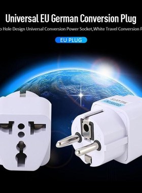 Universal EU German Conversion Plug Adapter 250V 10A 800W Eu