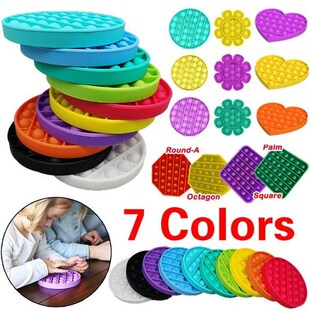2021 NEW 6 Style Push Pop Bubble Sensory Irritability Toy fo