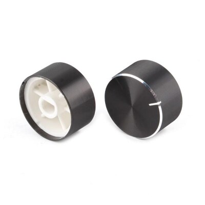 2 Pcs 25x13mm D Axis Rotary Potentiometer Knob Encoder Volum