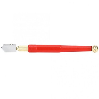 Oiling Roller Glass Cutter Cemented Carbide Red PC Handle Cu