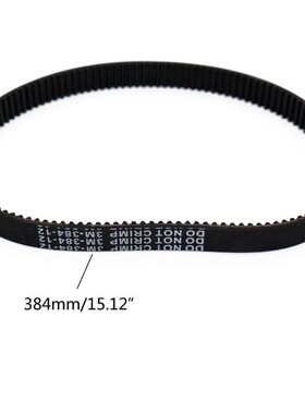 Replacement 384mm Rubber Drive Belt 384-3M-12 for E-scooter