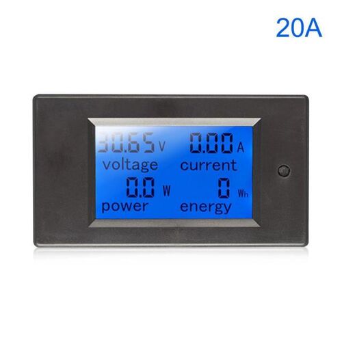 Digital Power Energy Meter DC Voltmeter Ammeter Wattmeter Kh