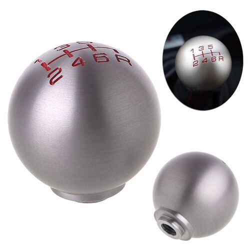 Aluminum 6 Speed Manual Shift Knob Gear M10x1.5 Thread For H