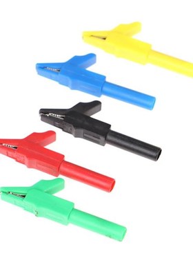 1PC Insulated Alligator Clip Testing Tool 4mm Socket Crocodi