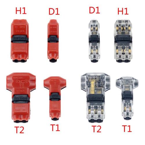 10pcs 2p Spring Connector wire with no welding no screws Qui