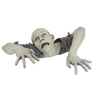 Horror Creepy Corpse Crawling Zombie Ghost Garden Statue Hal