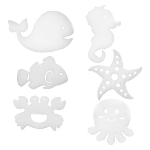 6 Pieces White Floating Oil Absorbing Sponge Scum Absorber R