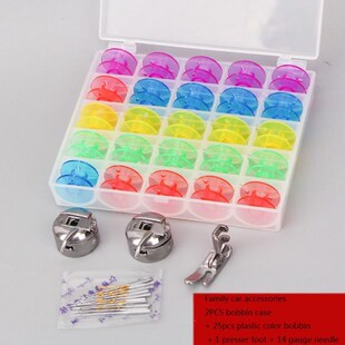 Bobbins Sewing Machine Spools With Thread Storage Case Box