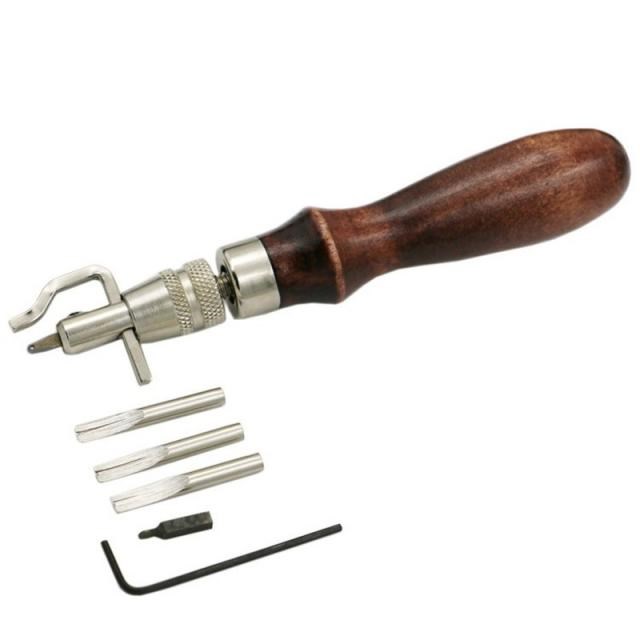 Multi-function 7 IN 1 Pro Leathercraft Stitching Leather Gro