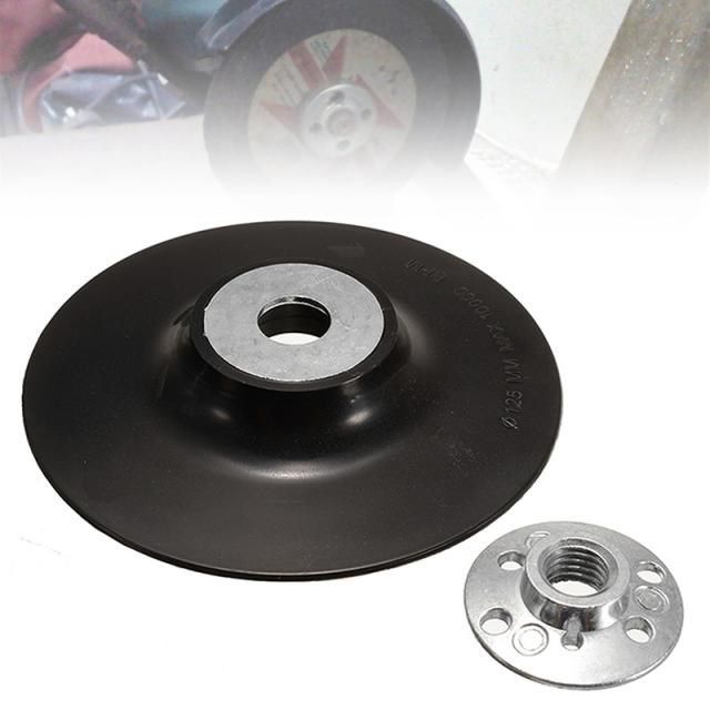 1Pcs ABS Plastic 5inch 125mm Sandpaper Backing Pad Grinding