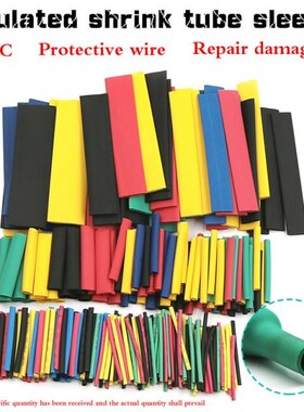 328PC Polyolefin Shrinking Assorted Heat Shrink Tube Wire Ca