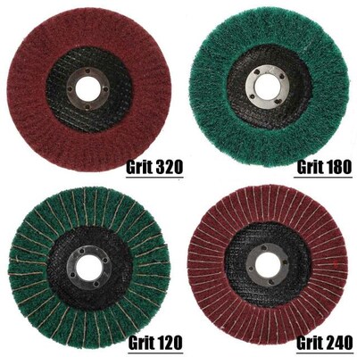 Professional Flap Discs 100mm 4 Inch Sanding Discs 120/180/2