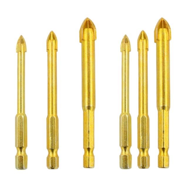 Multifunctional Cross Hexagonal Shank Triangle Drill Bit 适