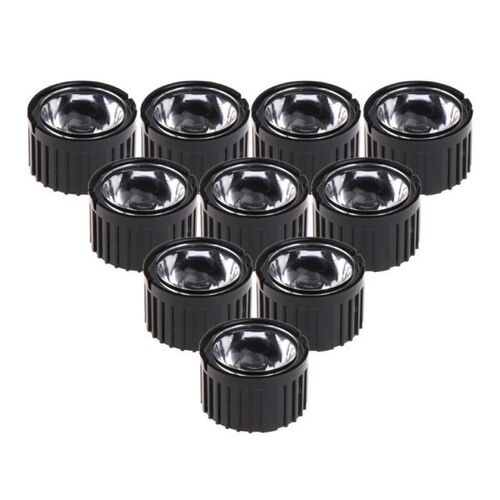 10 Pcs 5/15/30/45/60/90/120 Degree Lens Reflector Collimator