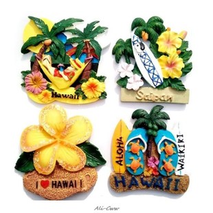 3D Hawaii Flower Fridge Magnet Refrigerator Magnetic Sticker