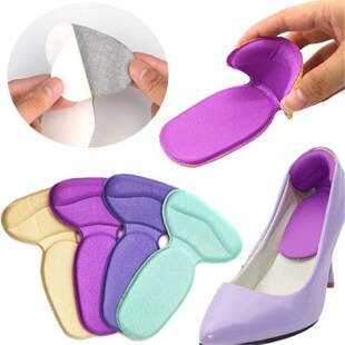 1Pair T-Shape High Heel Grips Liner Foot Heel Protector Cush