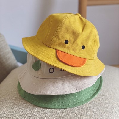 2021 New Cartoon Kids Bucket Hat Children Summer Panama Hats